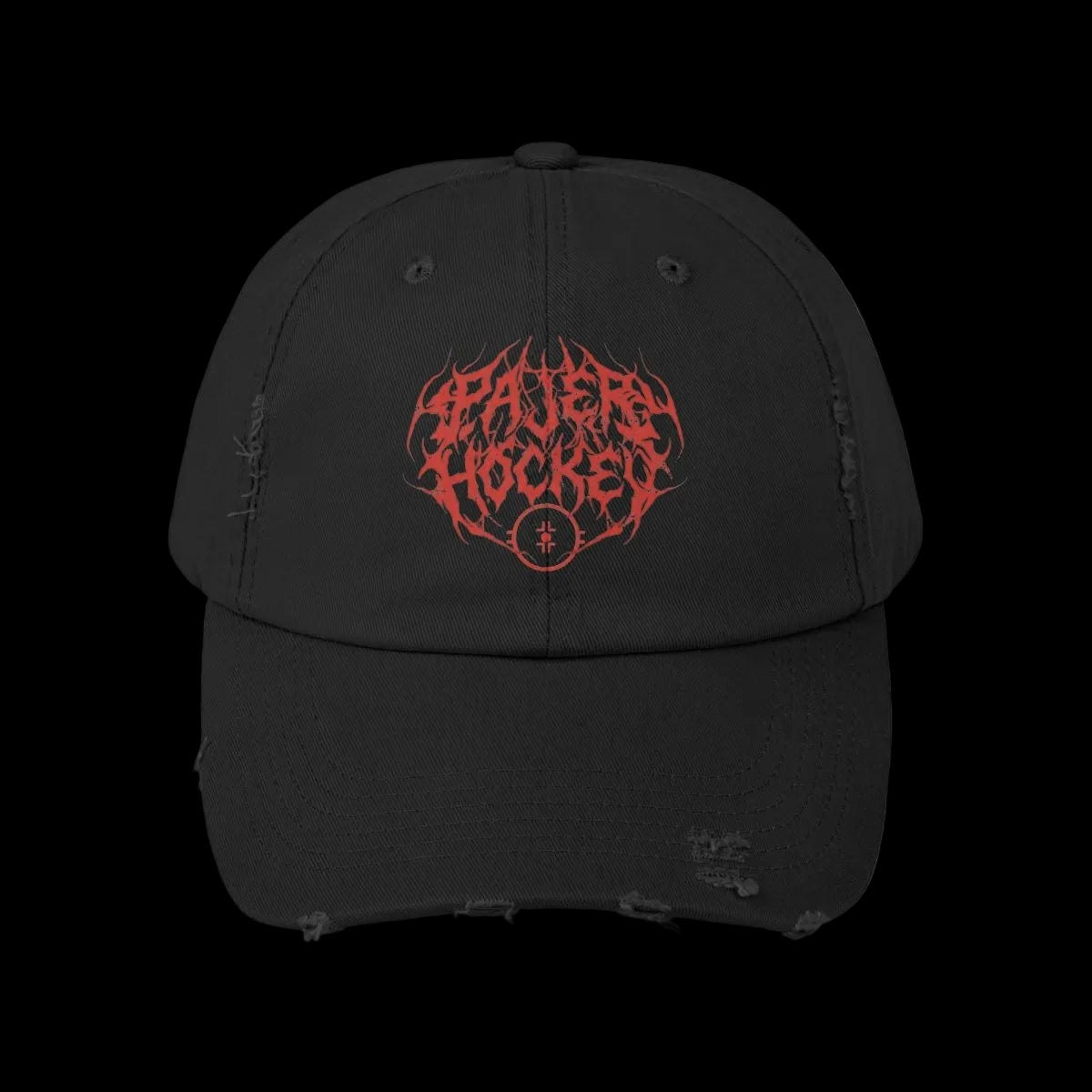 Brutally Basic Distressed Black Cap - Pajer Hockey